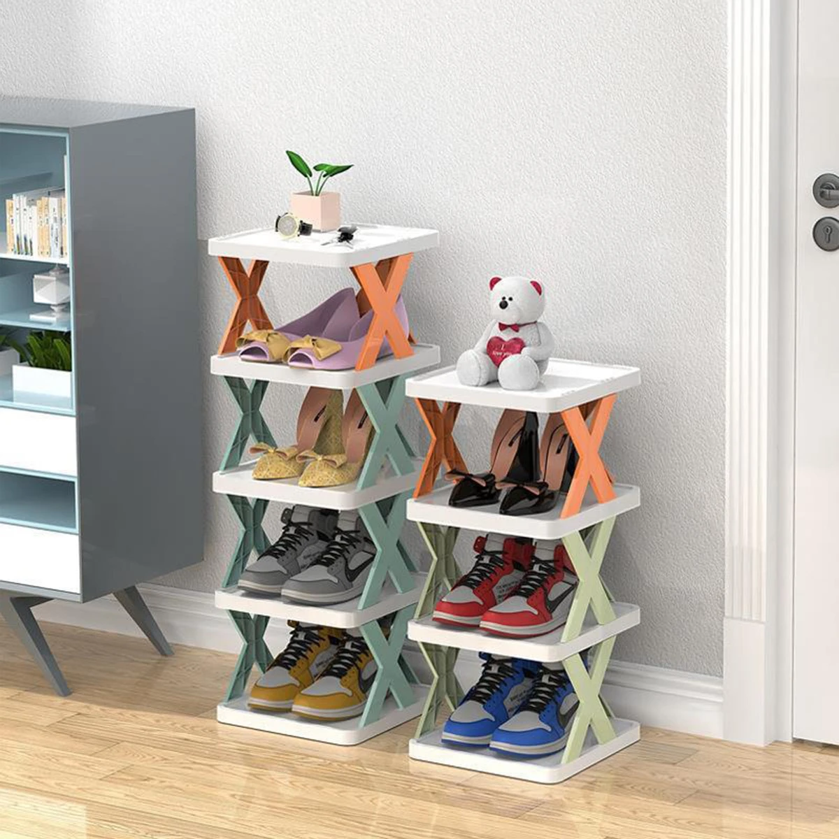 5 Layer Multi-Layer Book and Shoe Rack
