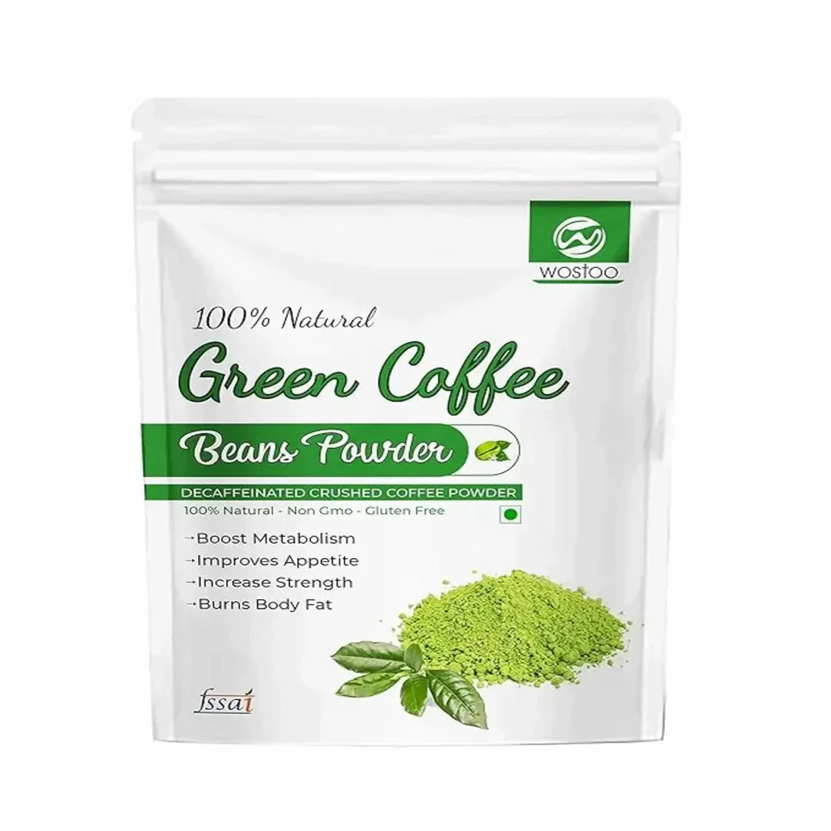 WOSTOO Green Coffee Beans Powder